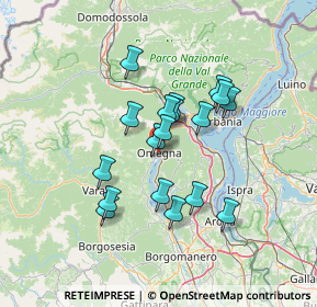 Mappa , 28887 Omegna VB, Italia (10.99167)