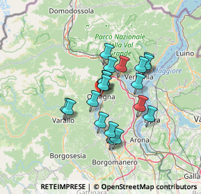 Mappa , 28887 Omegna VB, Italia (10.0885)