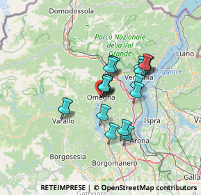 Mappa Via Tiro a Segno, 28887 Omegna VB, Italia (9.5745)