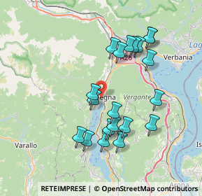 Mappa , 28887 Omegna VB, Italia (7.1285)