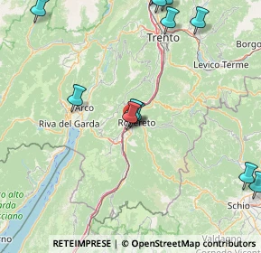 Mappa Via delle Zigherane, 38068 Rovereto TN, Italia (21.80786)