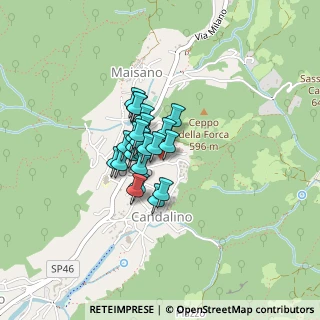 Mappa Via Maiago, 22039 Valbrona CO, Italia (0.22917)