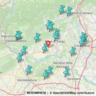 Mappa Via Castello, 31020 Sernaglia della Battaglia TV, Italia (9.3465)