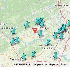 Mappa Via Castello, 31020 Sernaglia della Battaglia TV, Italia (9.1285)