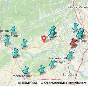 Mappa Via Castello, 31020 Sernaglia della Battaglia TV, Italia (9.2435)
