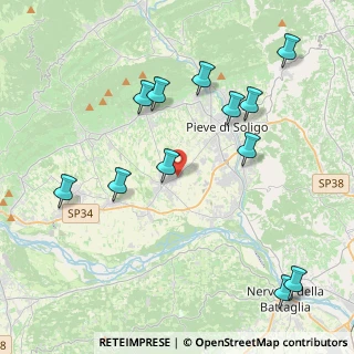Mappa Via Castello, 31020 Sernaglia della Battaglia TV, Italia (4.5725)