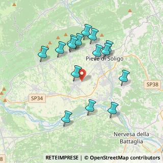 Mappa Via Castello, 31020 Sernaglia della Battaglia TV, Italia (3.632)