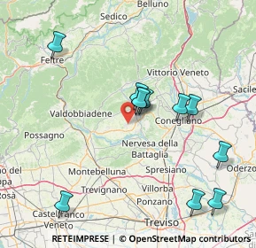 Mappa Via Castello, 31020 Sernaglia della Battaglia TV, Italia (15.60909)