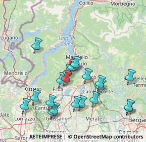 Mappa Via Montegrappa, 22039 Valbrona CO, Italia (16.3625)