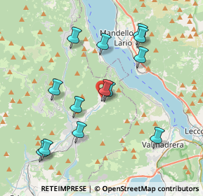 Mappa Via Montegrappa, 22039 Valbrona CO, Italia (3.88692)