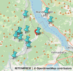 Mappa Via Montegrappa, 22039 Valbrona CO, Italia (3.735)