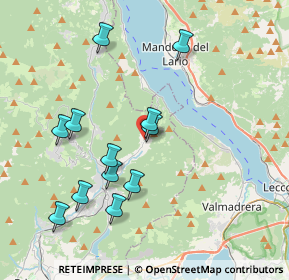 Mappa Via Montegrappa, 22039 Valbrona CO, Italia (3.77333)