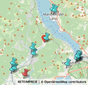 Mappa Via Vittorio Veneto, 22039 Valbrona CO, Italia (5.75)