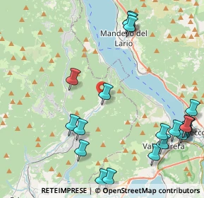 Mappa Via Montegrappa, 22039 Valbrona CO, Italia (5.4905)