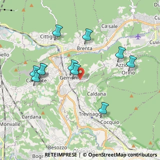 Mappa Via Mazzini, 21036 Gemonio VA, Italia (1.98636)