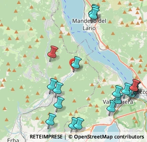 Mappa Via Risorgimento, 22039 Valbrona CO, Italia (5.366)