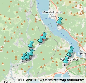 Mappa Via Risorgimento, 22039 Valbrona CO, Italia (3.89455)