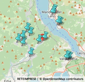 Mappa Via Risorgimento, 22039 Valbrona CO, Italia (3.874)