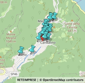 Mappa Via Risorgimento, 22039 Valbrona CO, Italia (0.4915)