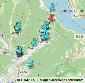 Mappa Via Risorgimento, 22039 Valbrona CO, Italia (1.7615)
