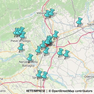 Mappa Via Giovanni Amendola, 31015 Conegliano TV, Italia (7.549)