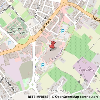 Mappa Via San Giuseppe, 25, 31015 Conegliano, Treviso (Veneto)