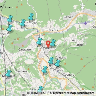 Mappa Via Trieste, 21036 Gemonio VA, Italia (2.70909)
