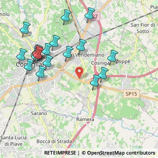 Mappa Via Liberazione, 31020 San Vendemiano TV, Italia (2.2985)