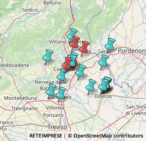 Mappa Via Liberazione, 31020 San Vendemiano TV, Italia (10.551)