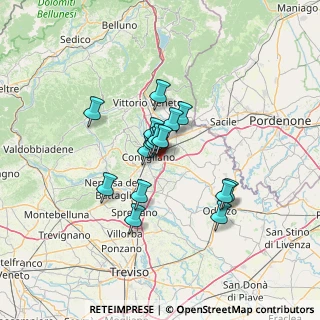 Mappa Via Liberazione, 31020 San Vendemiano TV, Italia (9.44813)