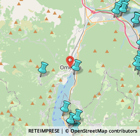 Mappa Via Ernesto De Angeli, 28887 Omegna VB, Italia (6.9435)