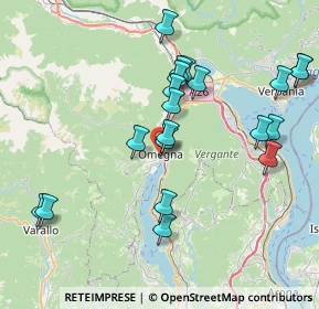 Mappa Via Ernesto De, 28887 Omegna VB, Italia (8.012)