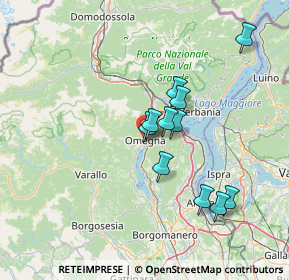 Mappa Via Ernesto De Angeli, 28887 Omegna VB, Italia (11.88909)