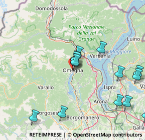 Mappa Via Ernesto De Angeli, 28887 Omegna VB, Italia (16.92)