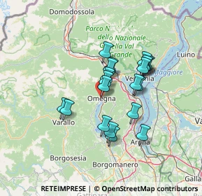 Mappa Via Tiro a Segno, 28887 Omegna VB, Italia (10.804)