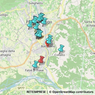 Mappa Piazza Pietro, 31053 Pieve di Soligo TV, Italia (1.653)