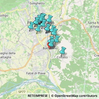 Mappa Piazza Pietro, 31053 Pieve di Soligo TV, Italia (1.536)