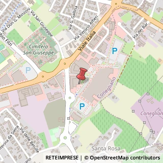 Mappa Via San Giuseppe, 21/N, 31015 Conegliano, Treviso (Veneto)