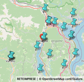 Mappa Via de Angeli, 28887 Omegna VB, Italia (9.386)