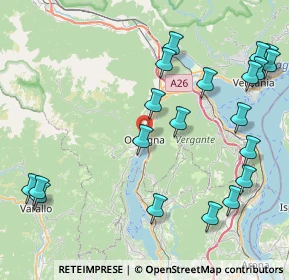 Mappa Via de Angeli, 28887 Omegna VB, Italia (10.2325)