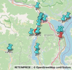 Mappa Via de Angeli, 28887 Omegna VB, Italia (7.9905)