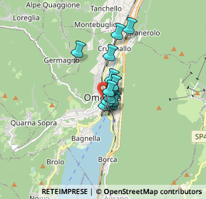 Mappa Via de Angeli, 28887 Omegna VB, Italia (0.86)