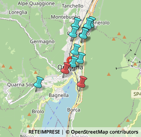 Mappa Via de Angeli, 28887 Omegna VB, Italia (1.33583)