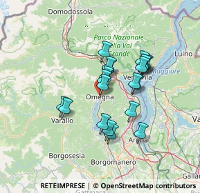 Mappa Via de Angeli, 28887 Omegna VB, Italia (10.773)