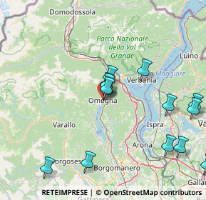 Mappa Via de Angeli, 28887 Omegna VB, Italia (16.87857)