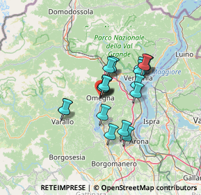 Mappa Via de Angeli, 28887 Omegna VB, Italia (9.543)