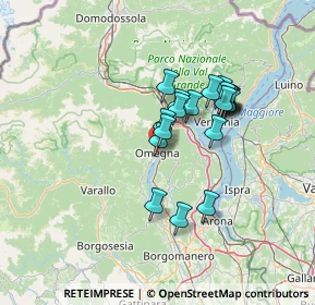 Mappa Via de Angeli, 28887 Omegna VB, Italia (10.7835)