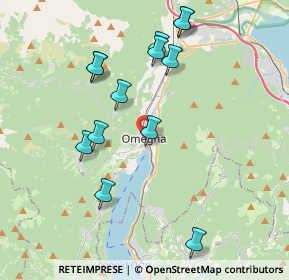 Mappa Via de Angeli, 28887 Omegna VB, Italia (3.96154)