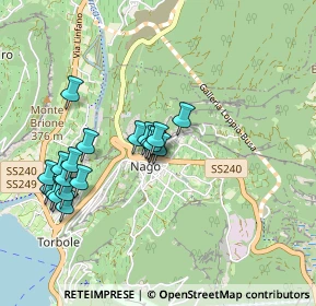 Mappa Via Stazione, 38069 Nago-Torbole TN, Italia (0.871)