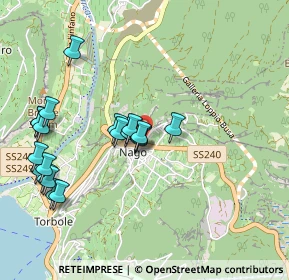 Mappa Via Stazione, 38069 Nago-Torbole TN, Italia (1.013)